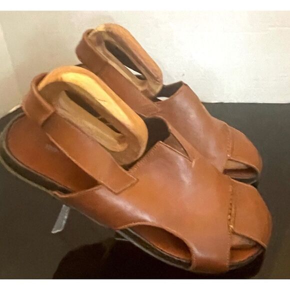 Bacco Bucci Paradise Elegant Brown Leather Men’s Sandals Size 11 main image 10